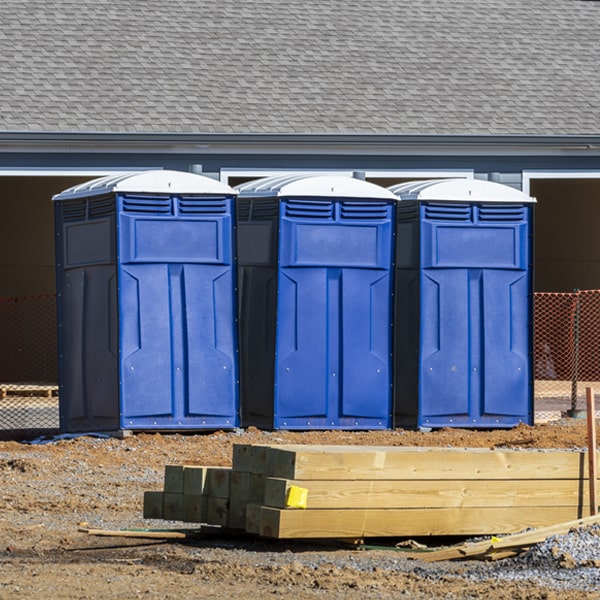 how do you ensure the portable toilets are secure and safe from vandalism during an event in Quenemo Kansas